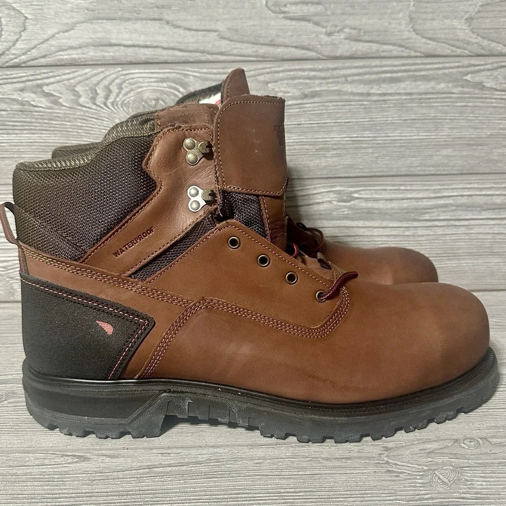 Red Wing‎ Work Boots Mens 14 D 3572 BRNR XP 6-inch Waterproof Safety Toe Seconds